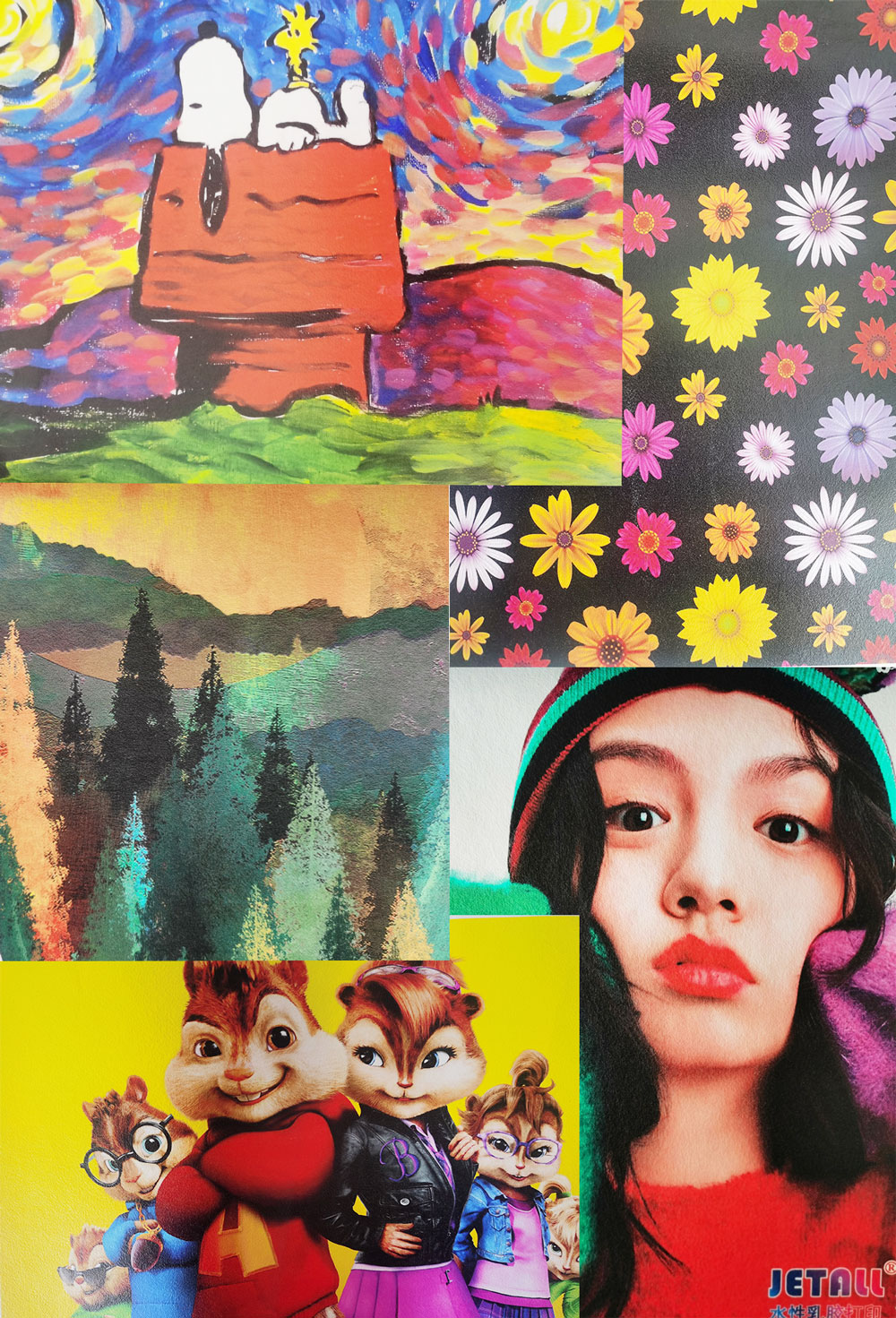 乳胶墨水打印壁纸